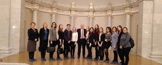 Cтуденты УрГЭУ  посетили Дом приема Почетных гостей и встретились с Представителем МИДа в Екатеринбурге