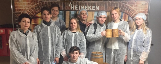 Студенты УрГЭУ посетили с экскурсией пивоварню HEINEKEN