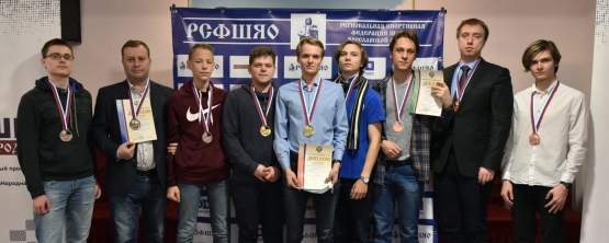 USUE STUDENTS TAKE PART IN RUSSIAN TEAM DRAUGHTS CHAMPIONSHIP AMONG MEN 